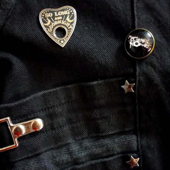 SOLD! W/ free ChemRo tee! BlackParade Pt.2- TRIPP Nyc upcycled MyChemRo gothic - Picture 3 of 16